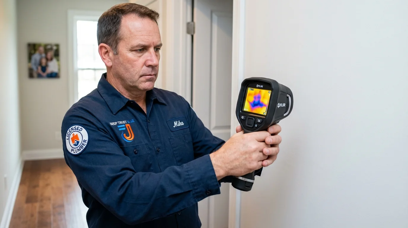 Thermal imaging leak detection by Johns Plumbing LLC in Waymart